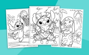 lilo and stitch coloring pages collection featured image