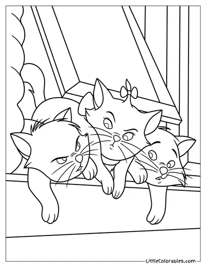 Marie Toulouse Berlioz Stuck At Window Coloring Page