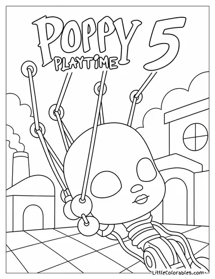 Poppy Playtime Chapter 5 Poster Coloring Page