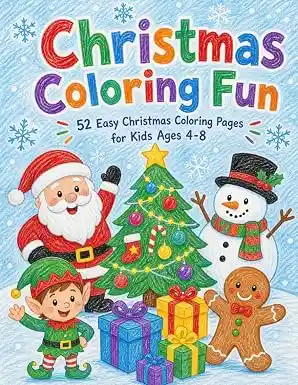 Christmas Coloring Book coloring book cover