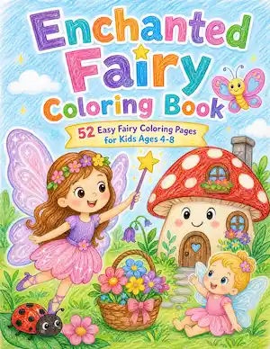 Fairy Coloring Book coloring book cover