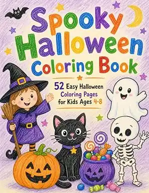 Halloween Coloring Book coloring book cover
